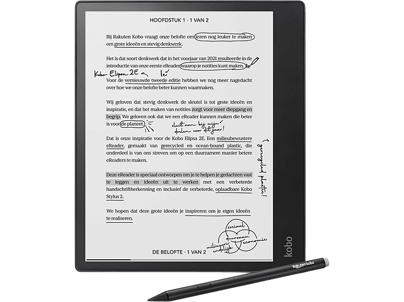 Kobo digitaal notitieblok